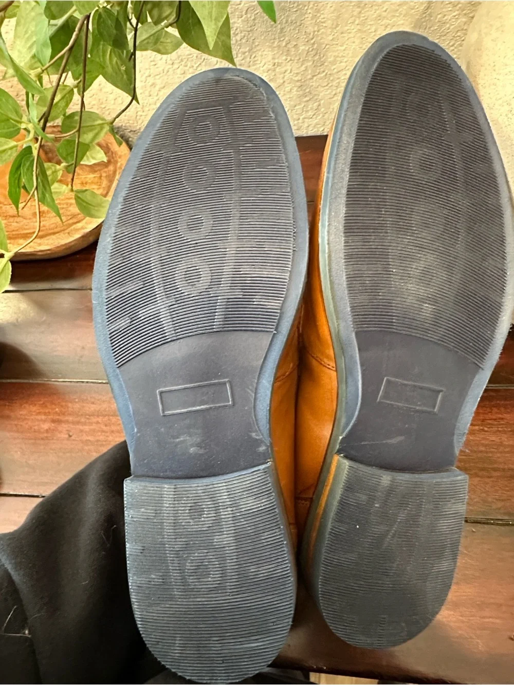 Steve Madden Tan Leather Slip-On Loafers